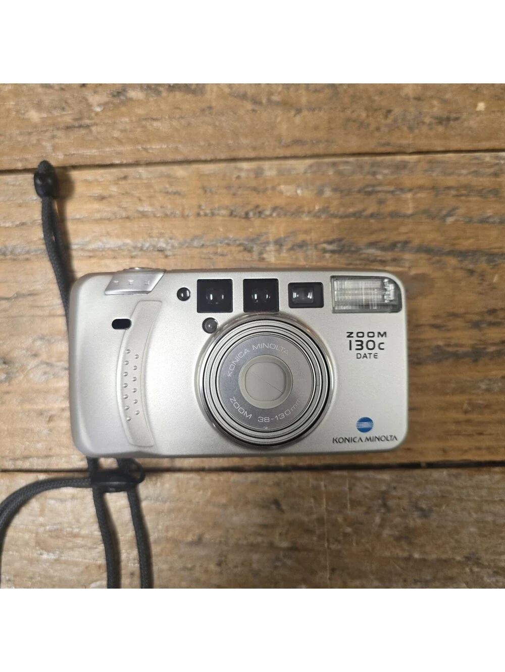 Minolta Zoom 130C Date 35mm Point & Shoot Film Camera - Untested for Parts Read